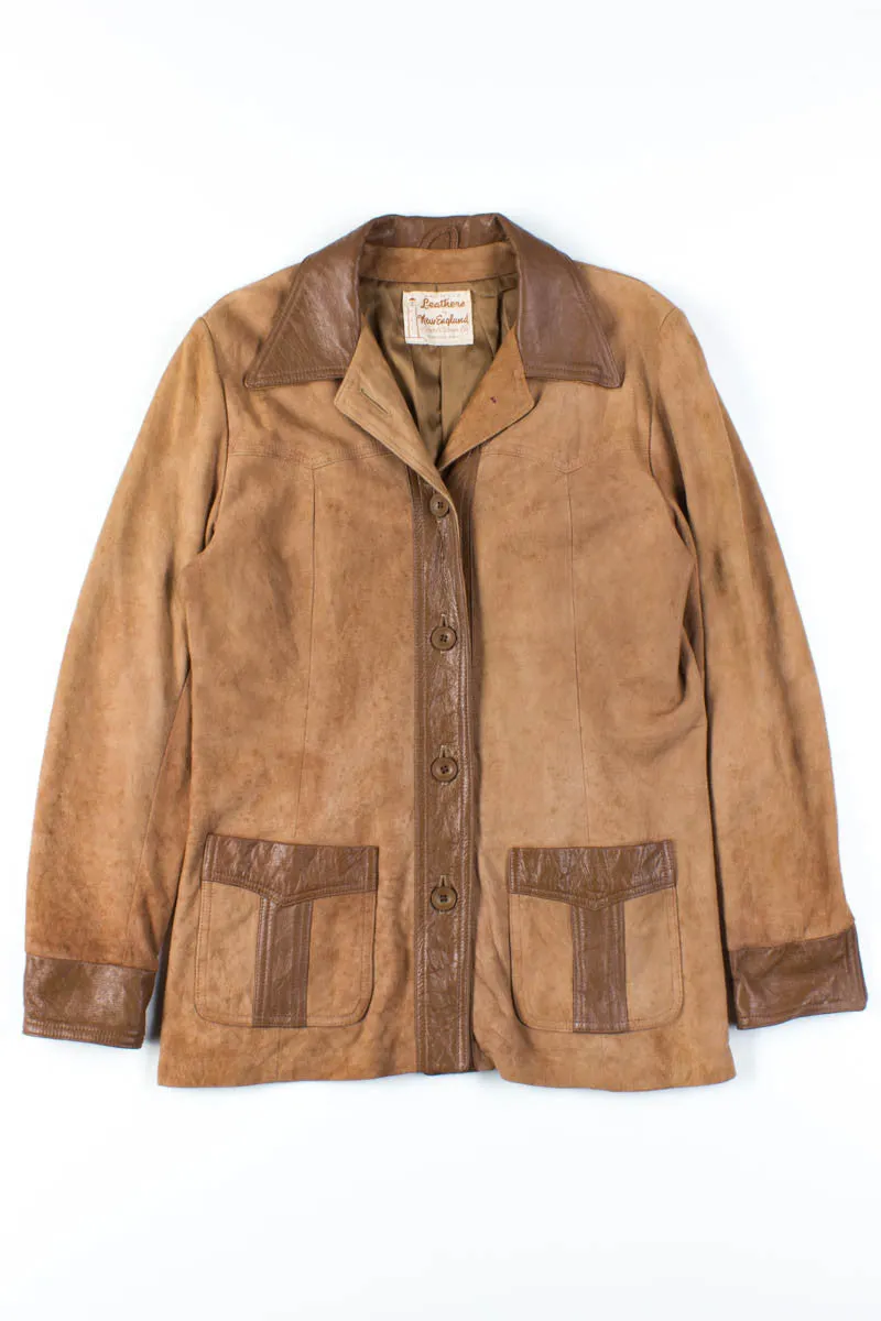 70s Brown Suede Jacket
