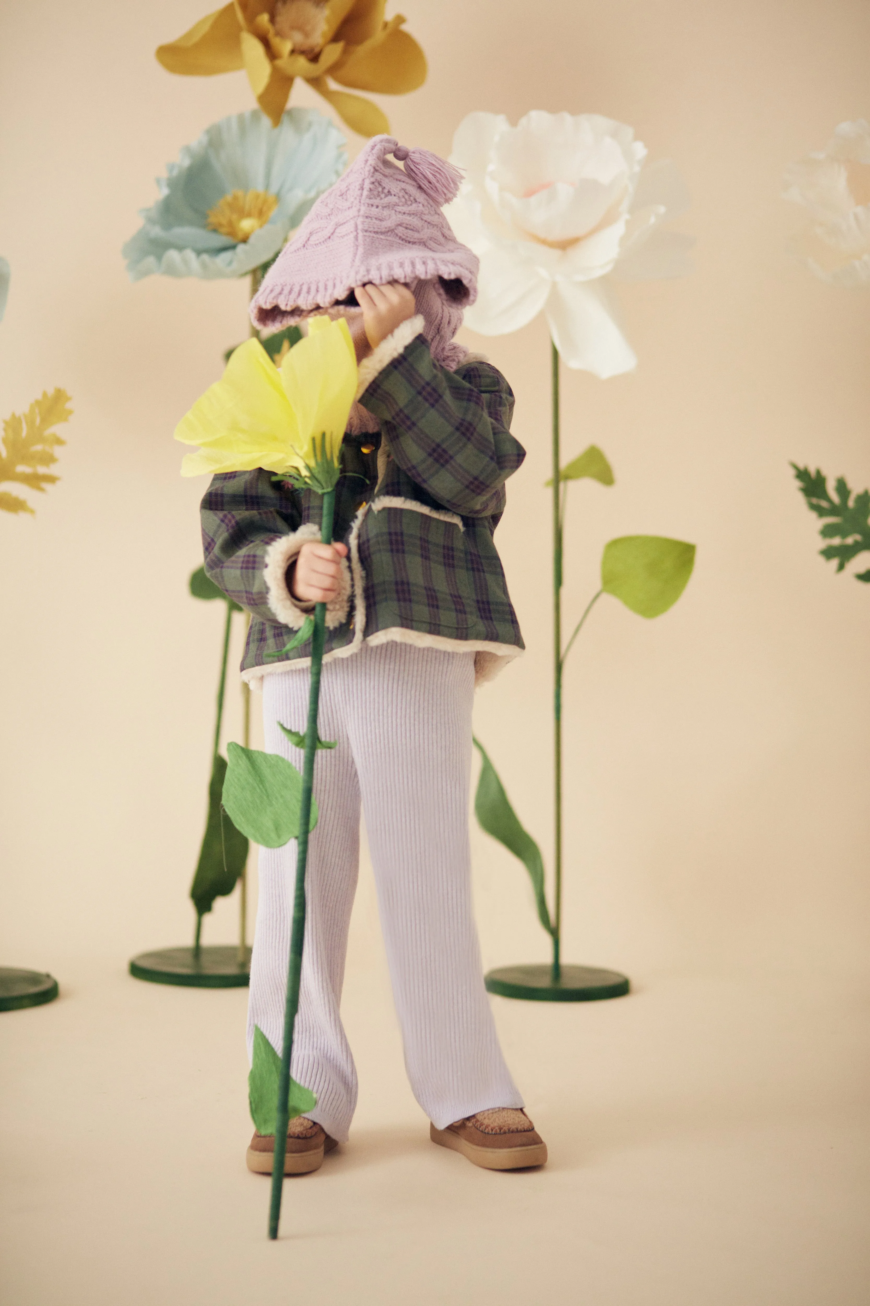 Alia Coat - Green Tartan