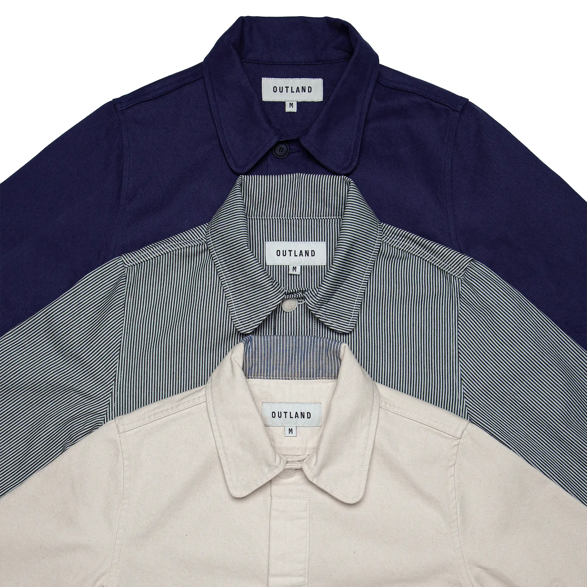 Aubrac Patchwork Chore Jacket - Off White