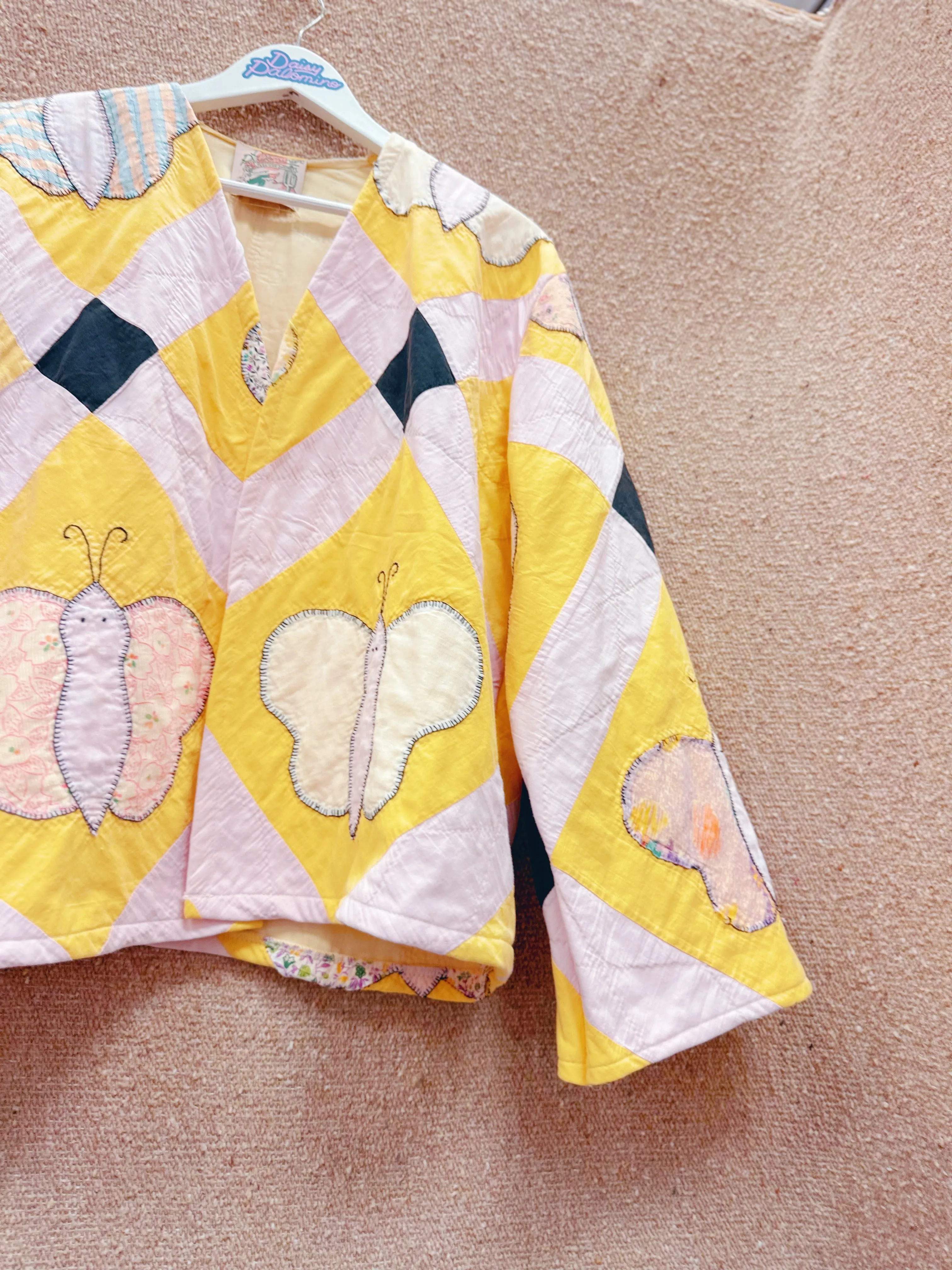 Daisy Palomino Butterfly Quilt Jacket • “Dolly”