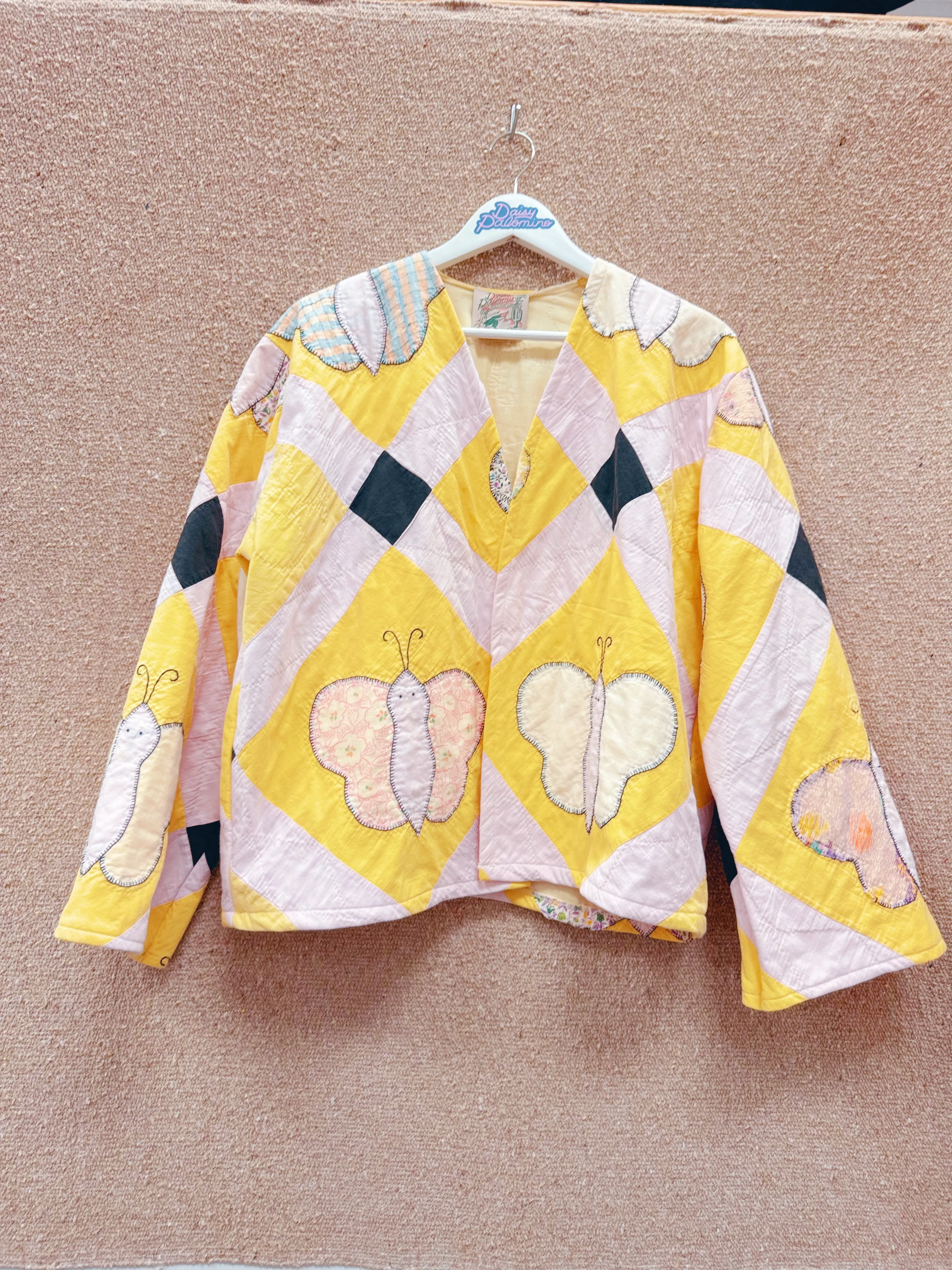 Daisy Palomino Butterfly Quilt Jacket • “Dolly”