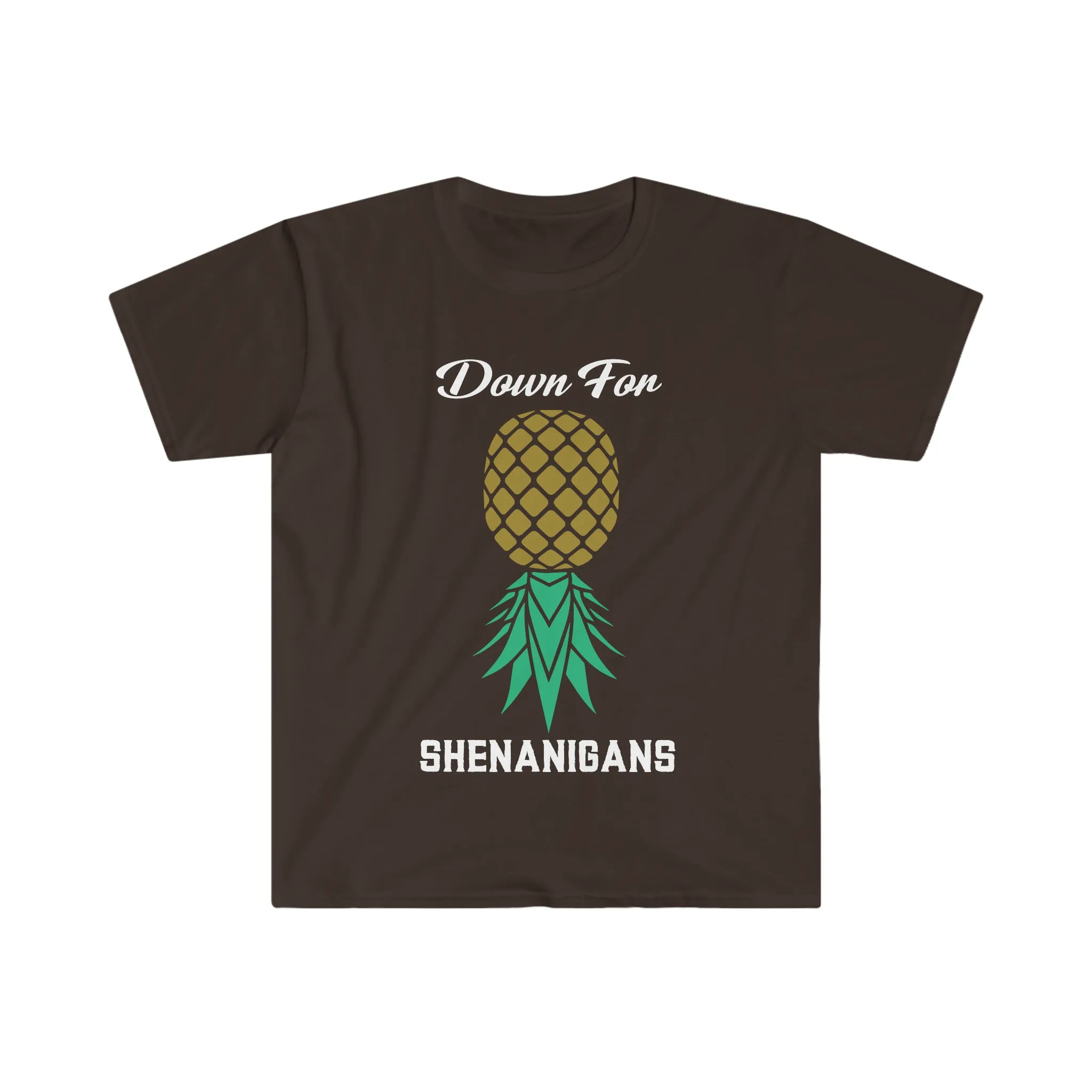 Down For Shenanigans Unisex Softstyle T-Shirt