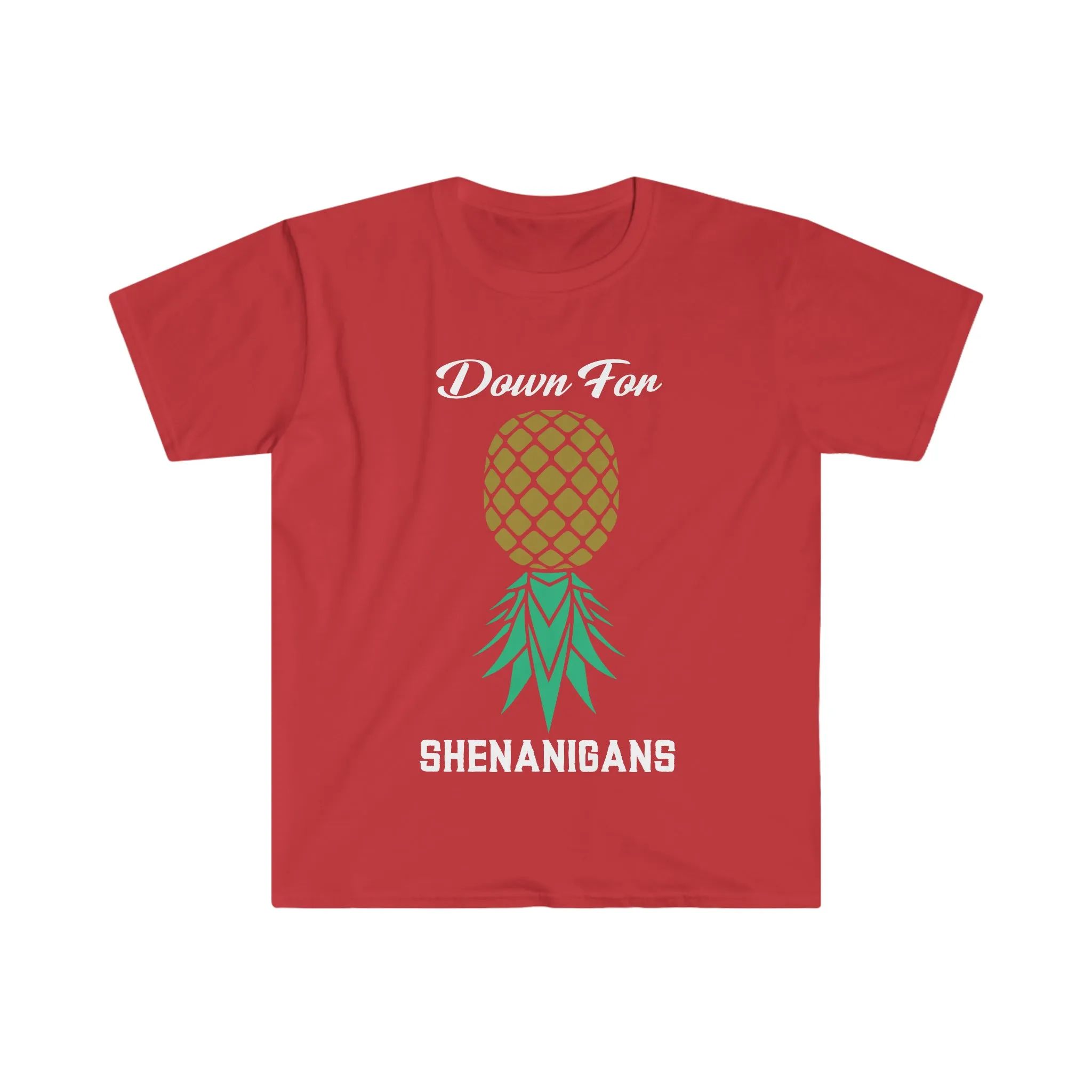 Down For Shenanigans Unisex Softstyle T-Shirt