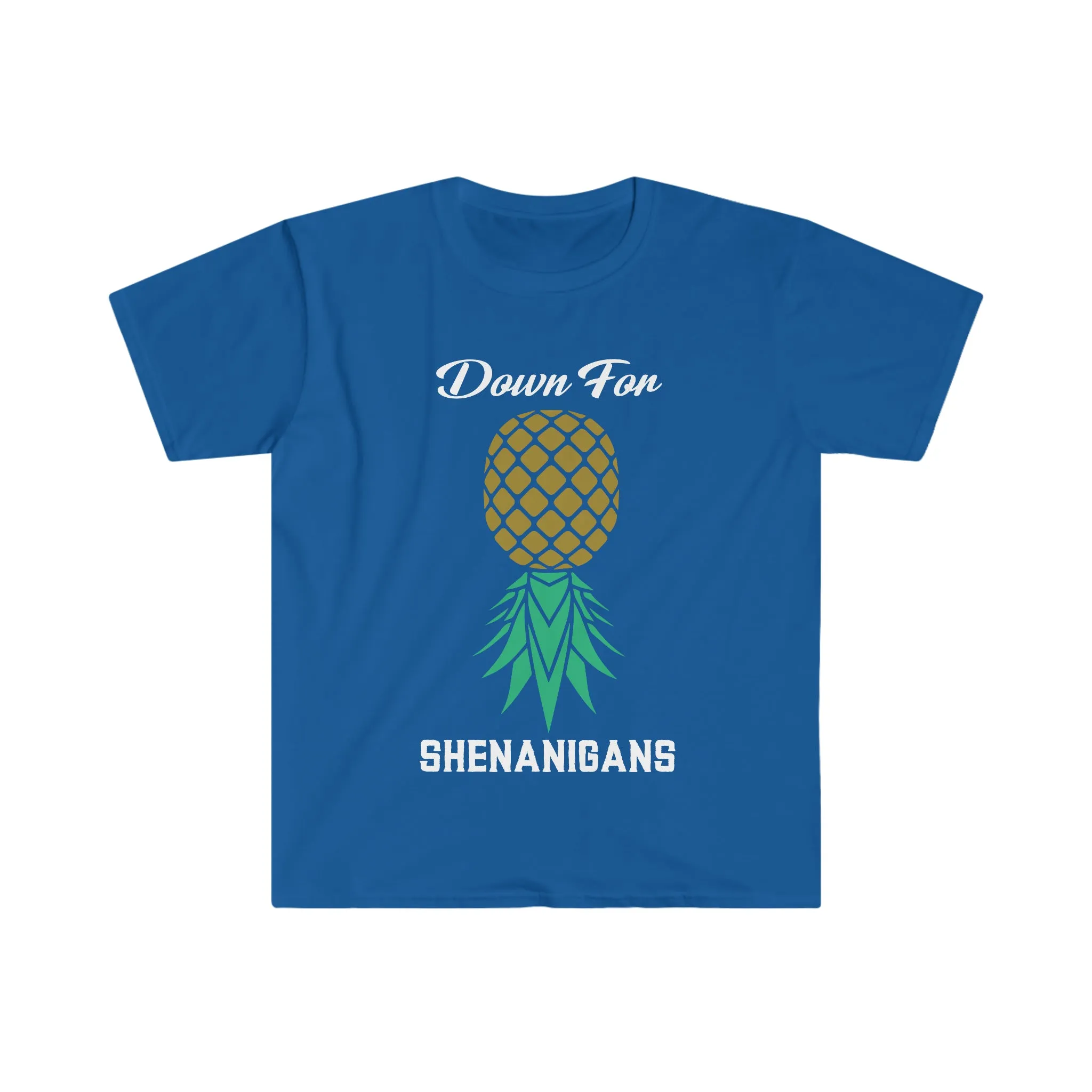 Down For Shenanigans Unisex Softstyle T-Shirt