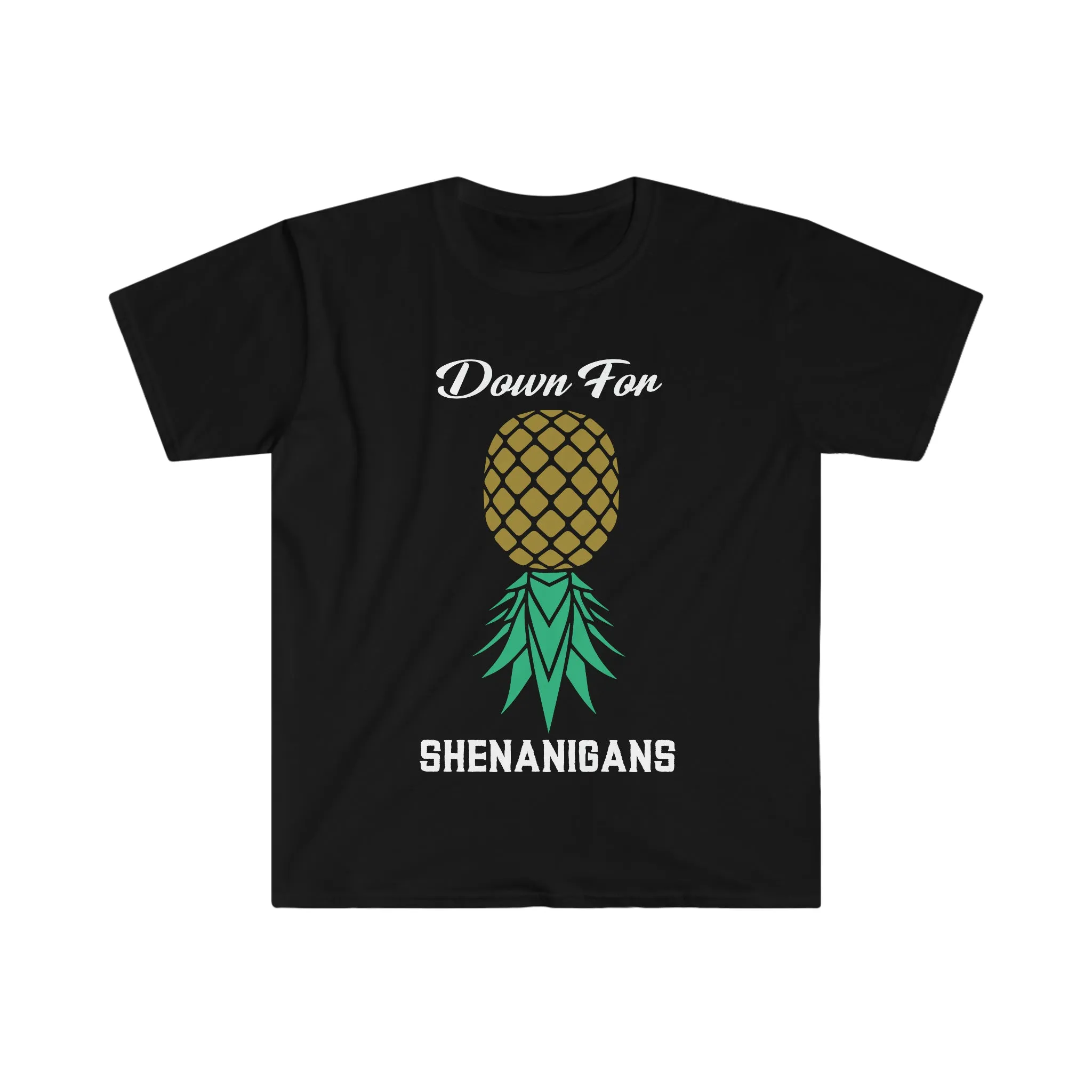 Down For Shenanigans Unisex Softstyle T-Shirt