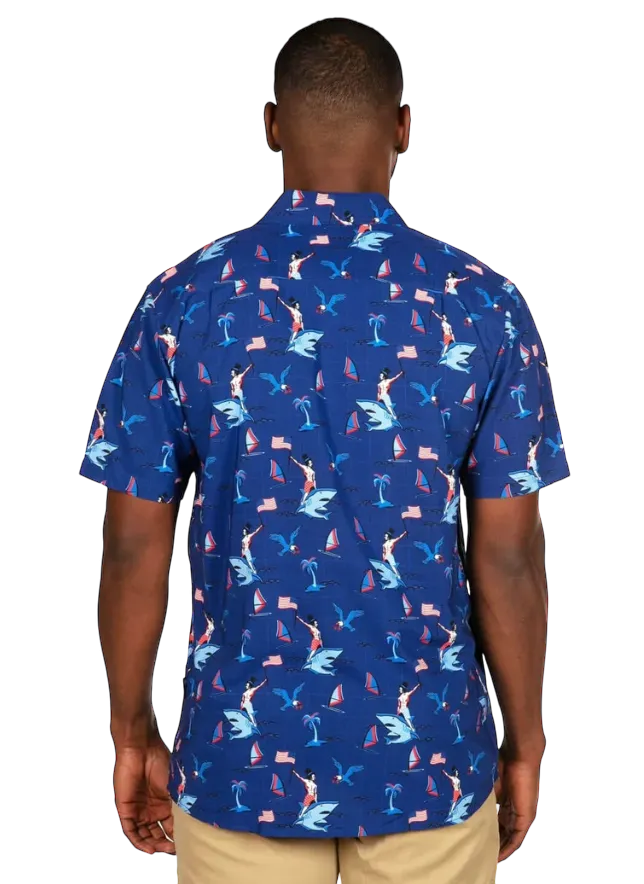 Fin Riding Founder Button Down