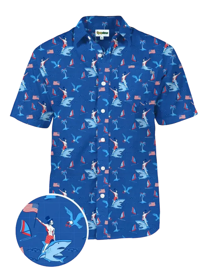 Fin Riding Founder Button Down