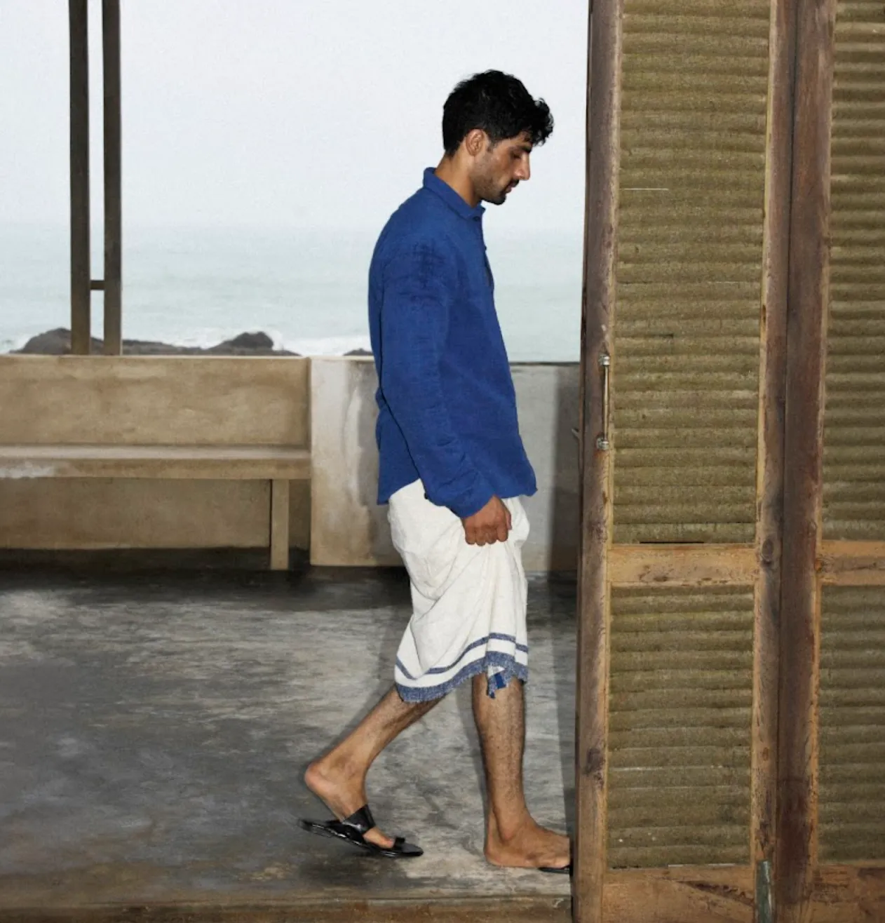 Indigo Heavy Cotton Shirt