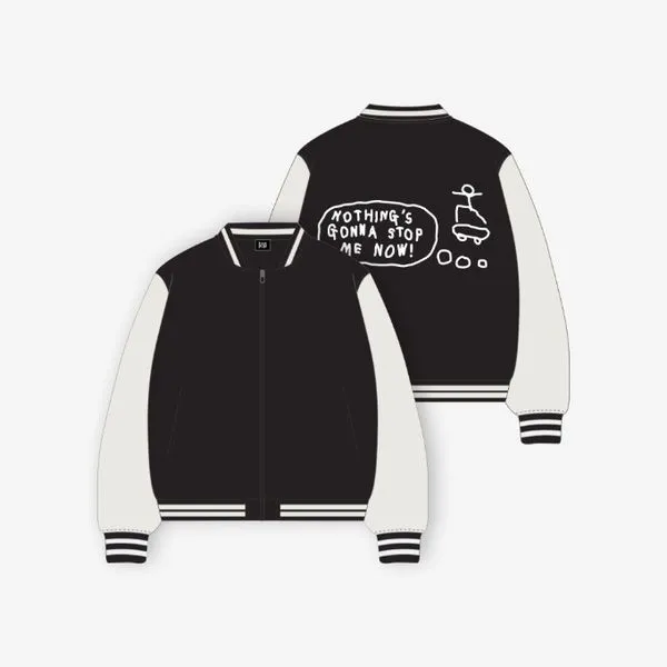 KickFlip - [Flip it, Kick it! POP-UP STORE MD] KNITTED VARSITY JACKET