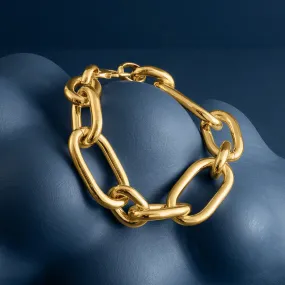 LARGE THICK GOLD CHAIN BRACELET