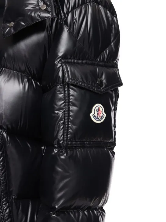 Moncler   Maire nylon laqué short down jacket 