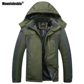 Mountainskin Men's Winter Fleece Thermal Windbreaker Jackets For Outdoor