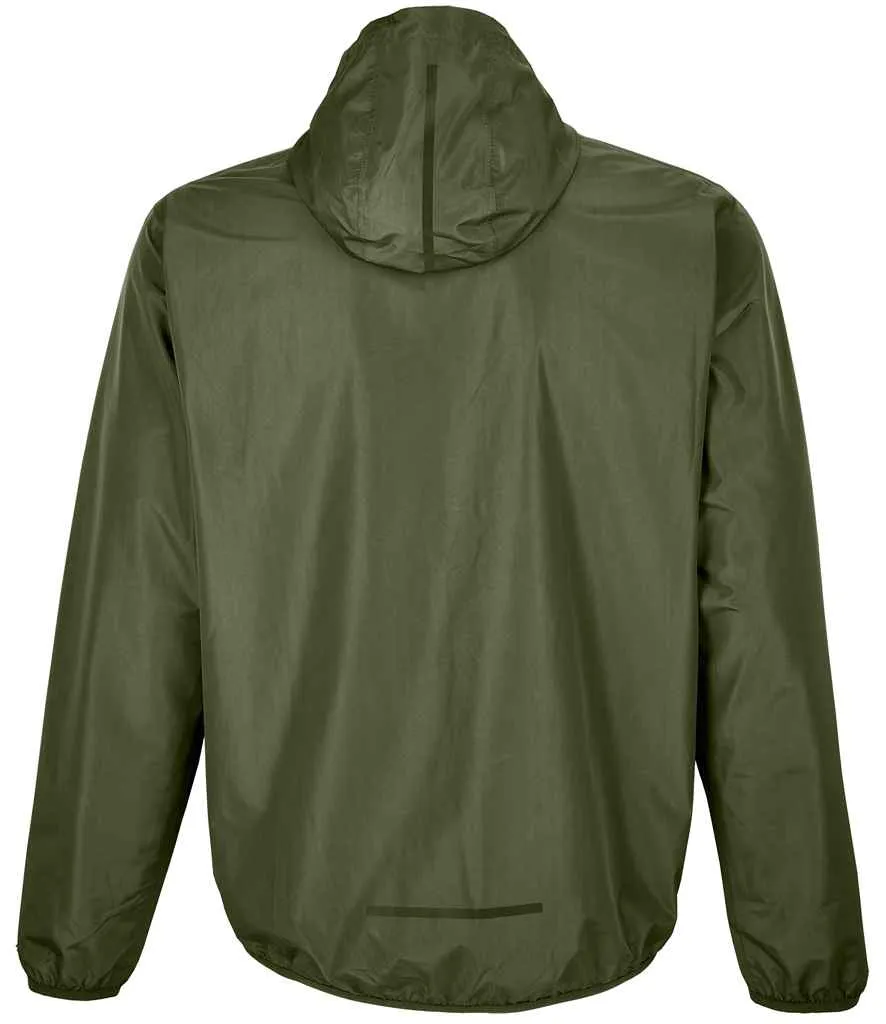 NEOBLU Unisex Andrea Waterproof Windbreaker Jacket | Deep Khaki