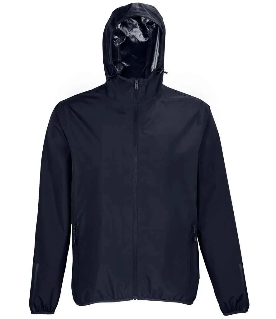 NEOBLU Unisex Andrea Waterproof Windbreaker Jacket | Night Blue