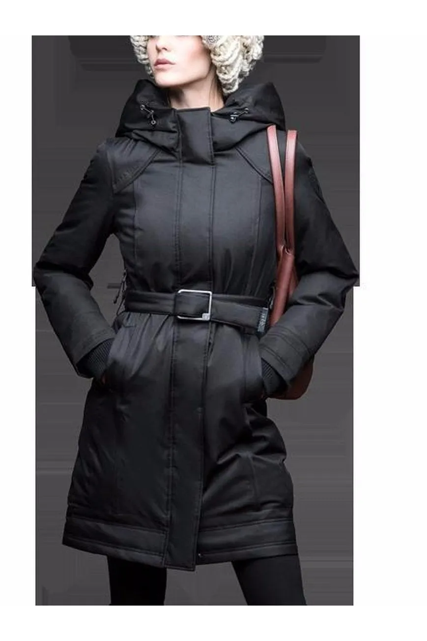 Nobis Black Astrid Parka - Mens Stylish and Insulated Winter Outerwear