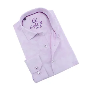 Pink Geo-Shapes Button Down Jacquard Shirt