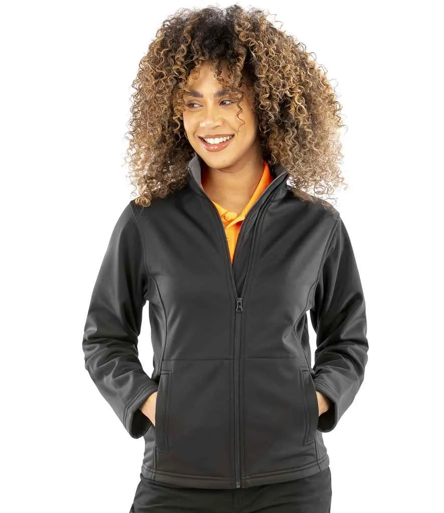 Result Core Ladies Soft Shell Jacket | Black