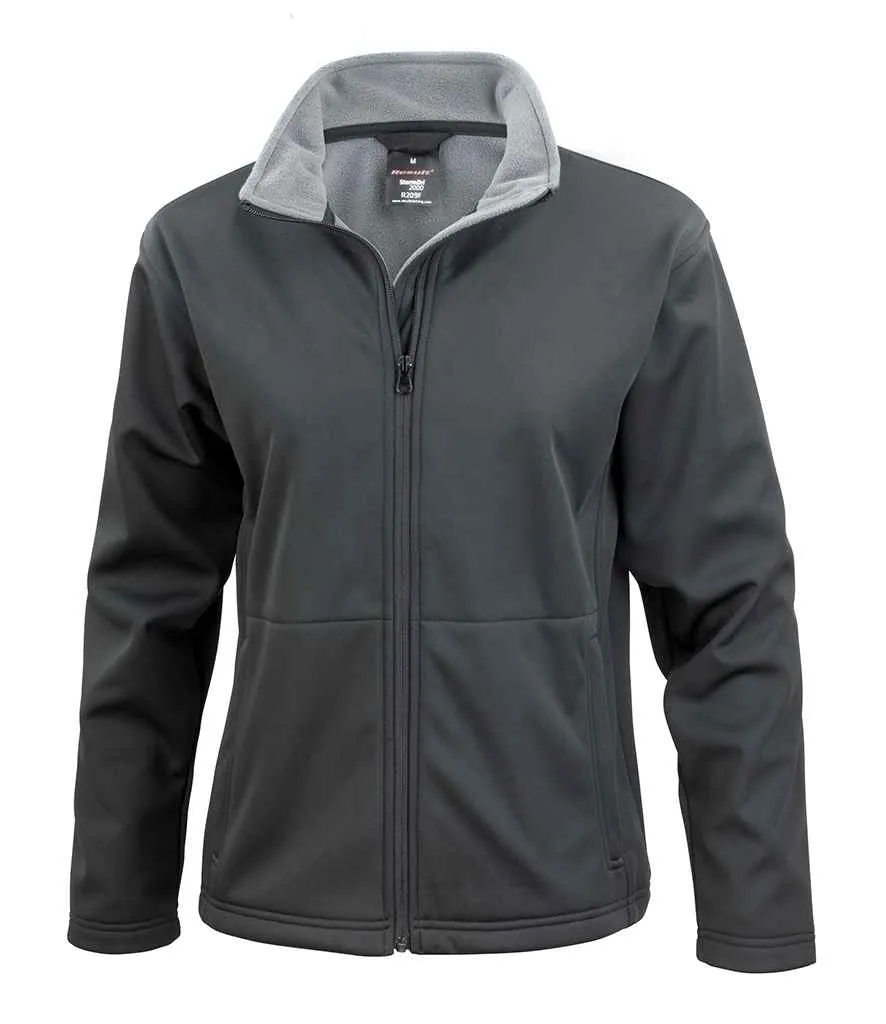 Result Core Ladies Soft Shell Jacket | Black