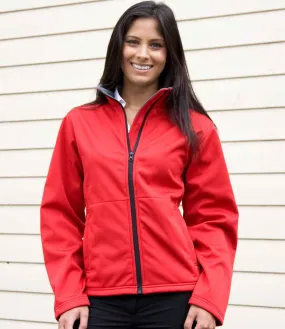 Result Core Ladies Soft Shell Jacket | Red