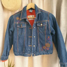 Retro Pumpkin Patch Denim Jacket (11y) *SALE