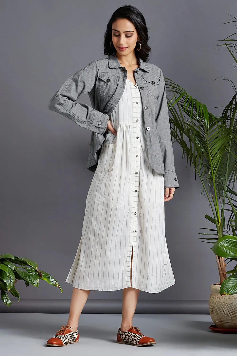 short button down jacket - onyx & voyages