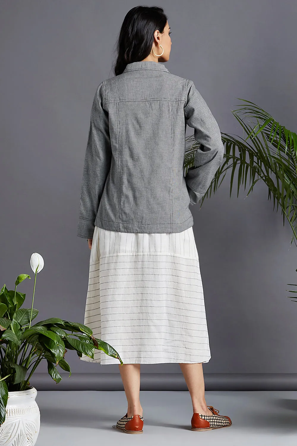 short button down jacket - onyx & voyages