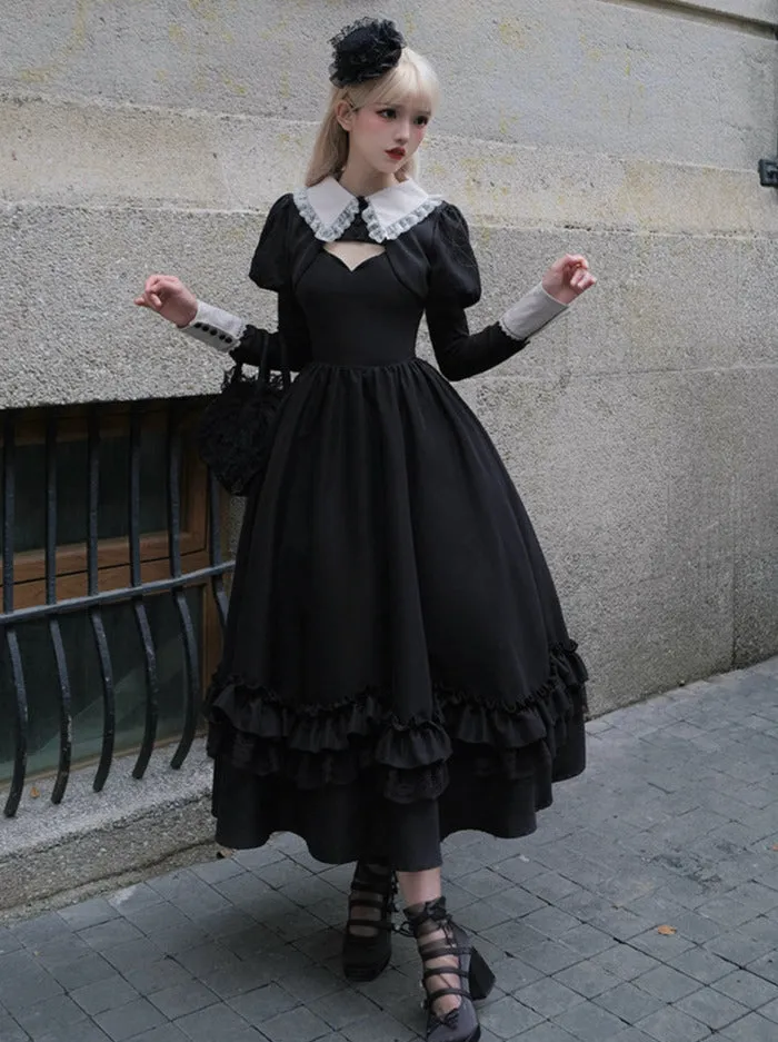 Sleeves Symphony Suspended Jacket Dress Gothic Night Short Long