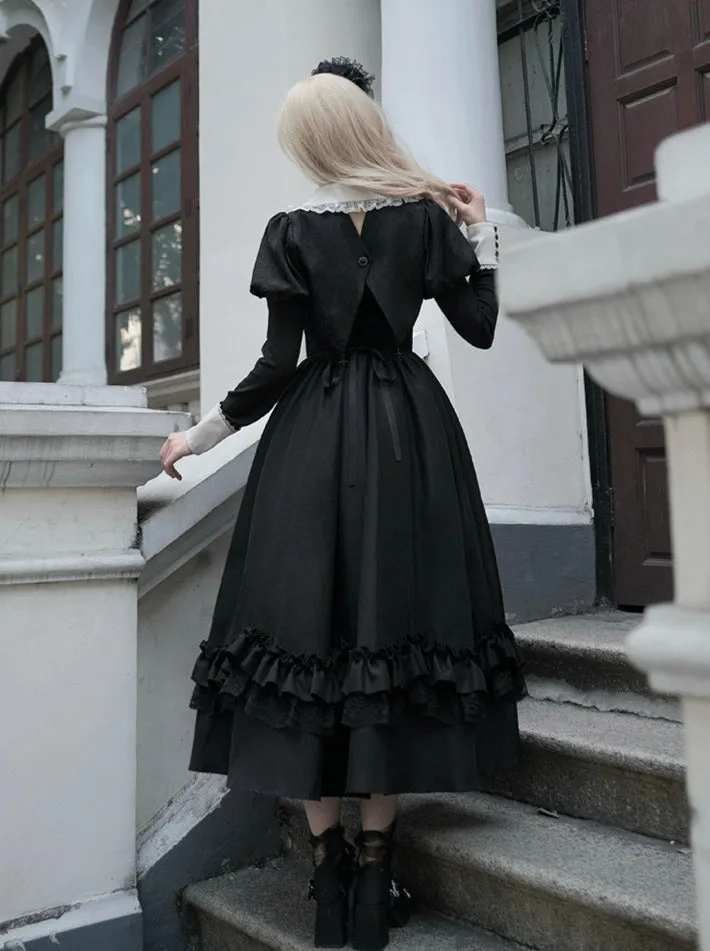 Sleeves Symphony Suspended Jacket Dress Gothic Night Short Long