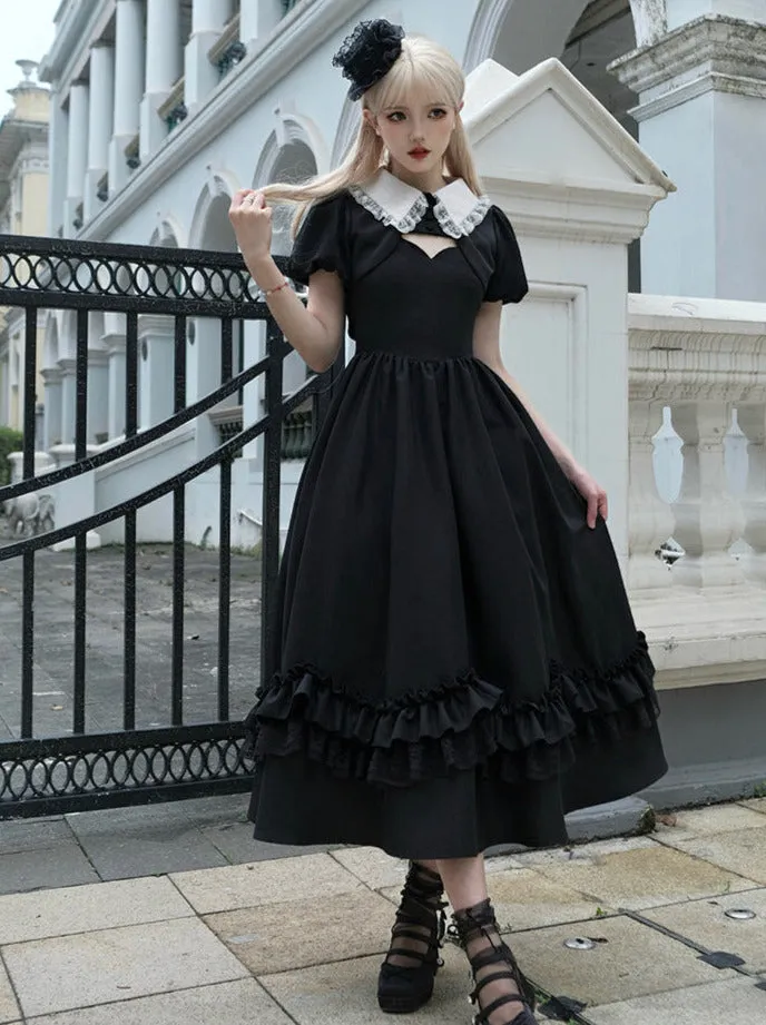 Sleeves Symphony Suspended Jacket Dress Gothic Night Short Long