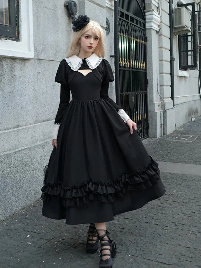 Sleeves Symphony Suspended Jacket Dress Gothic Night Short Long