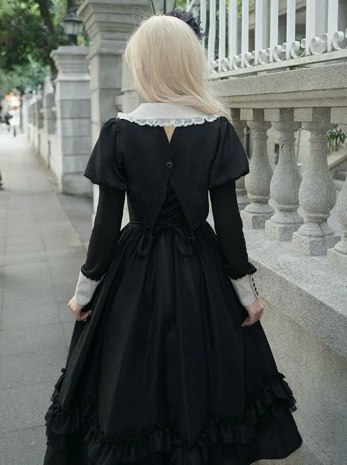Sleeves Symphony Suspended Jacket Dress Gothic Night Short Long