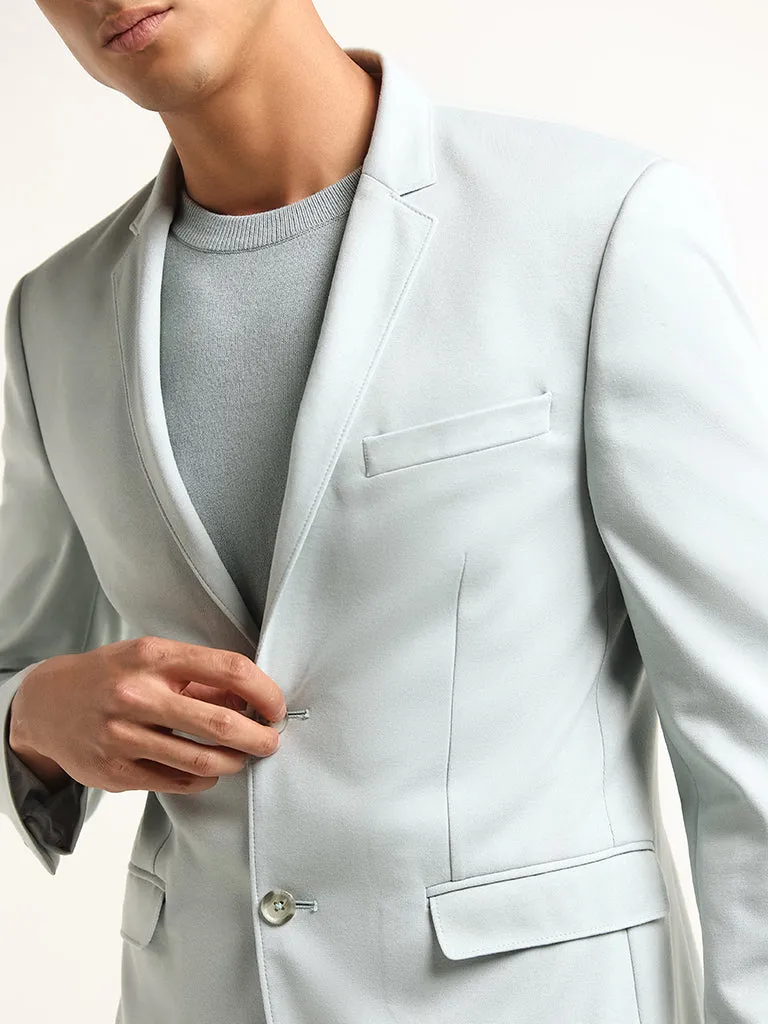 WES Formals Mint Slim-Fit Blazer